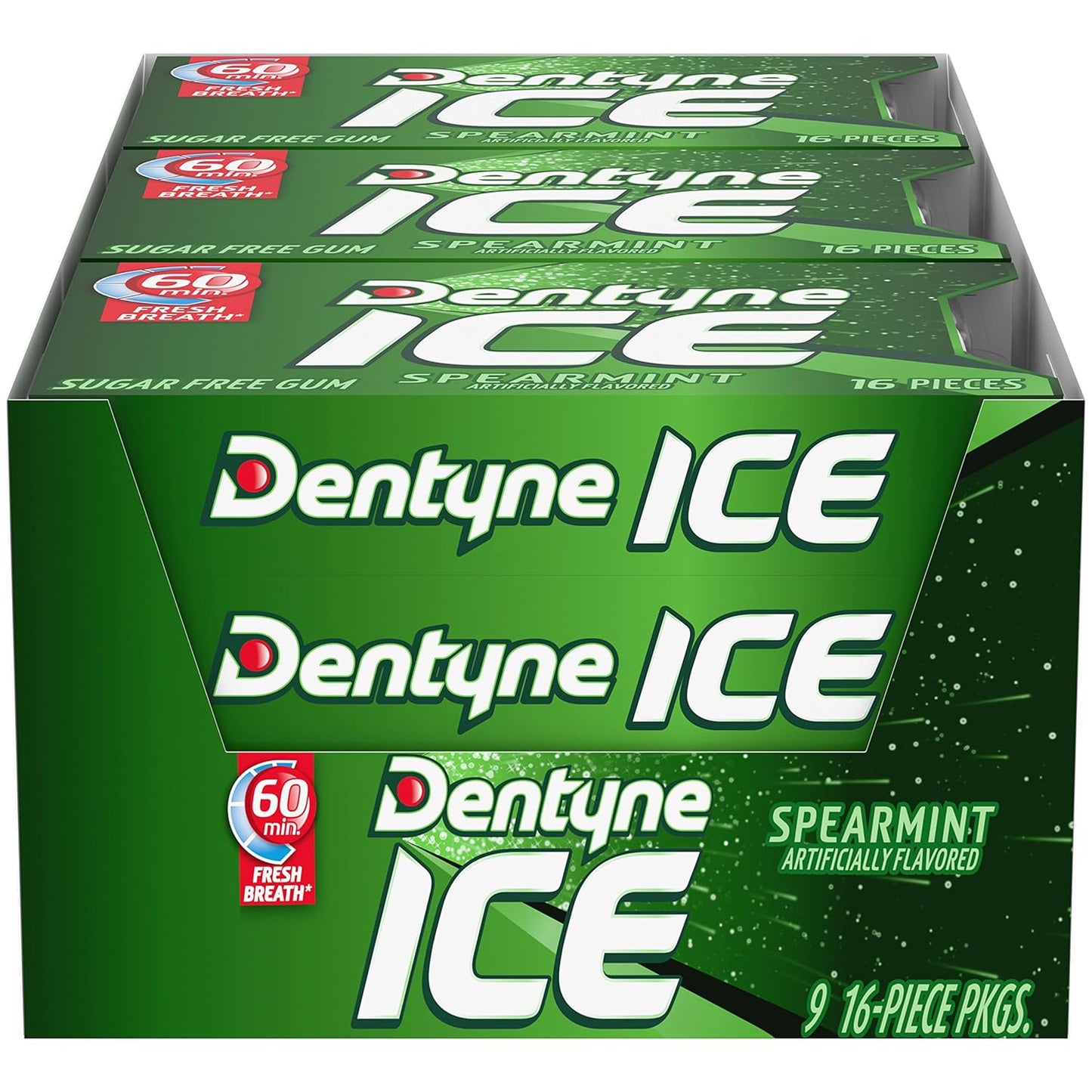 DENTYNE Spearmint  9 pack