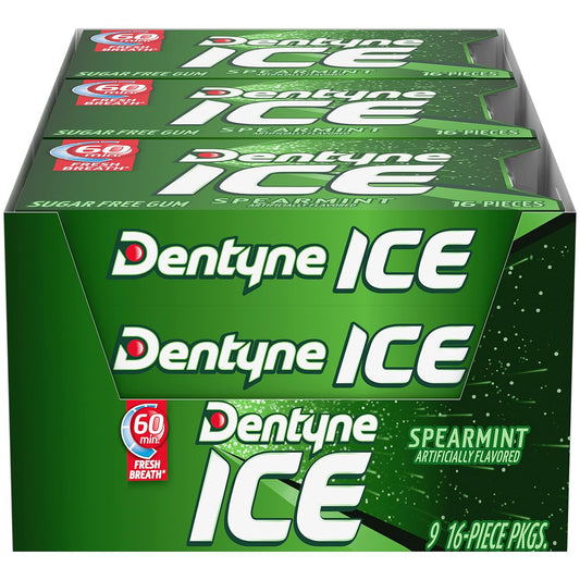 DENTYNE Spearmint  9 pack