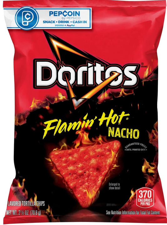 DORITOS Flamin' Hot Nacho 2.5 oz 24 pack