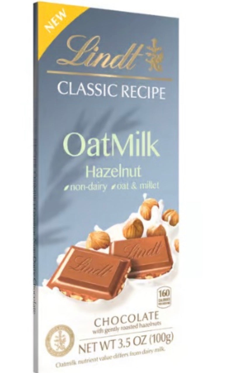 10Pk Lindt Classic Recipe Oatmilk Hazelnut non-dairy 3.5oz