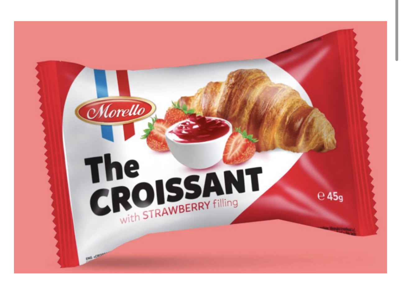Morello Strawberry Croissant 24pk