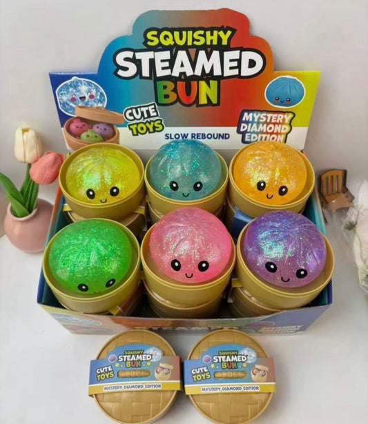 12PK VIRAL SQUISHY DUMPLINGS GLITTER
