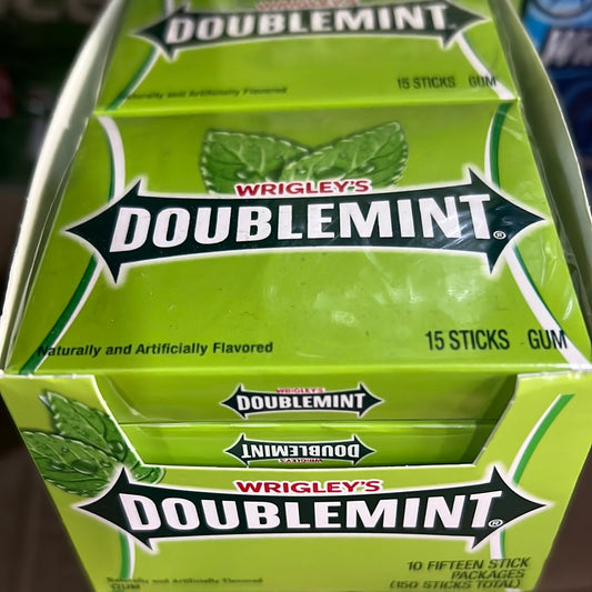 WRIGLEY Doublemint 15 sticks 10 pack