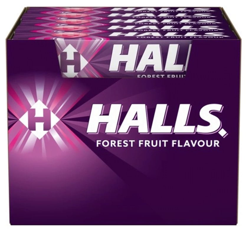 HALLS COUGH DROPS Forest Fruit  20 pack