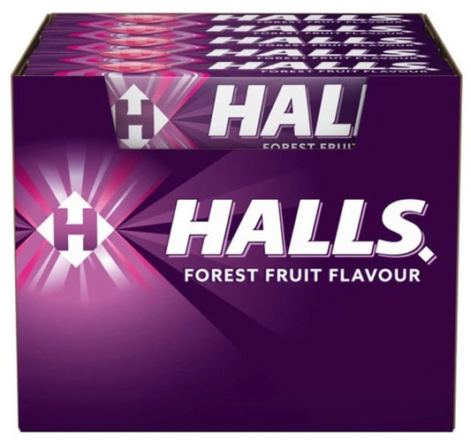 HALLS COUGH DROPS Forest Fruit  20 pack
