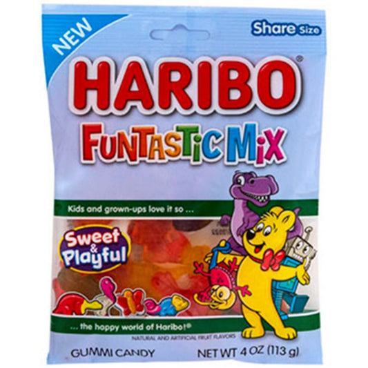 HARIBO Fantastic Mix Gummy Candy 4oz – 12 Pack