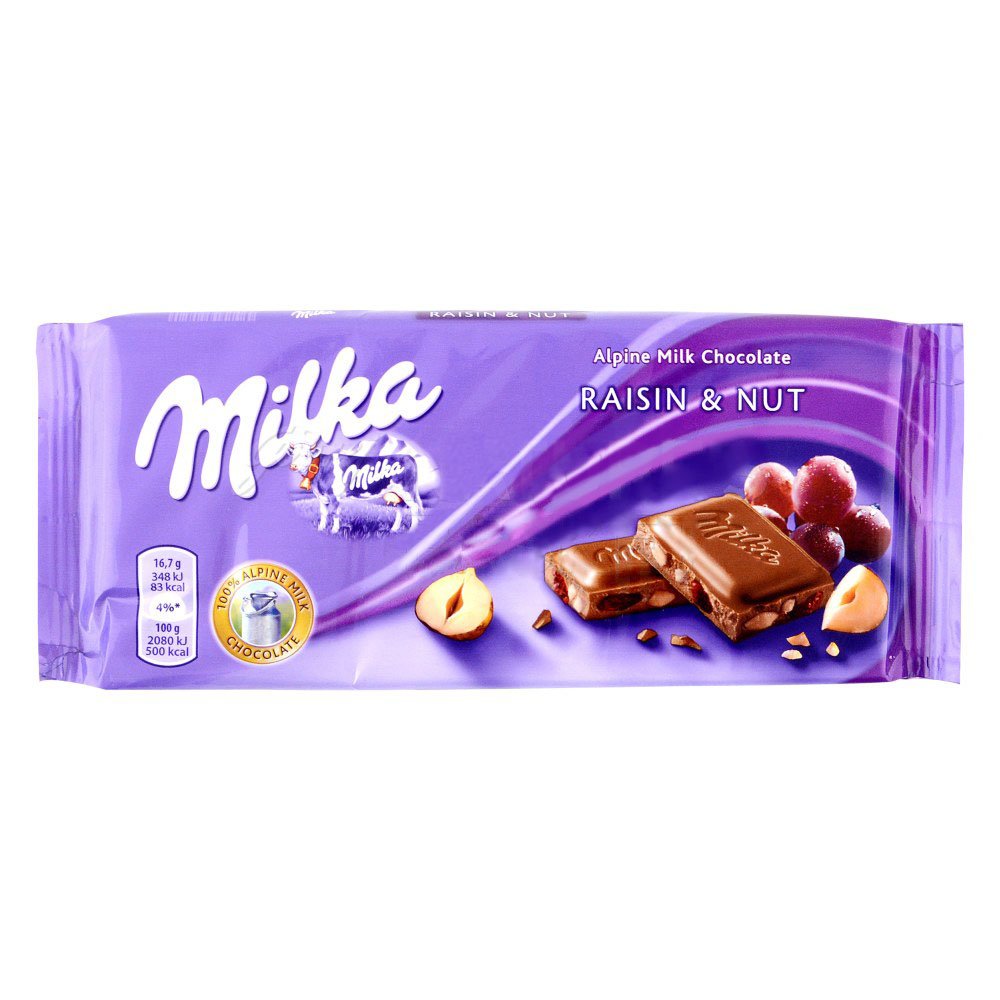 MILKA Raisin & Nut 23 pack