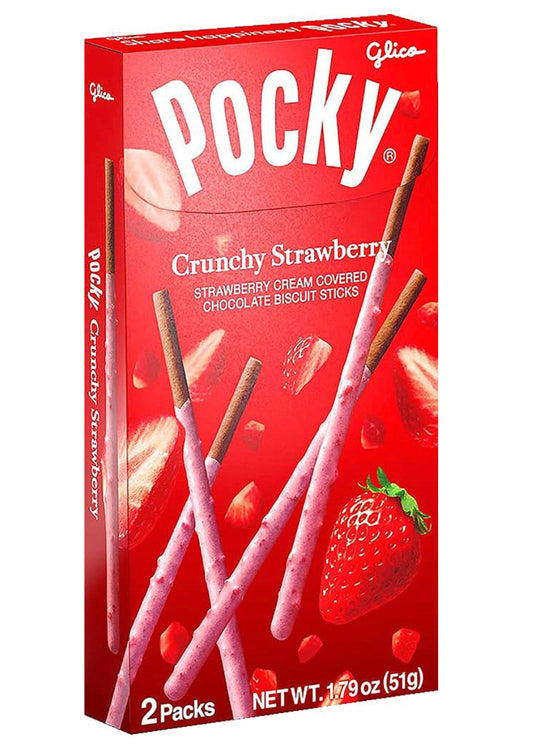 POCKY Strawberry Crunch 70g 10 pack