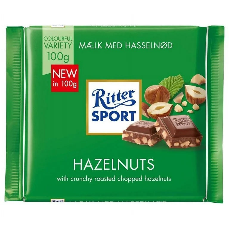 RITTER SPORT Chopped Hazelnut 12 pack