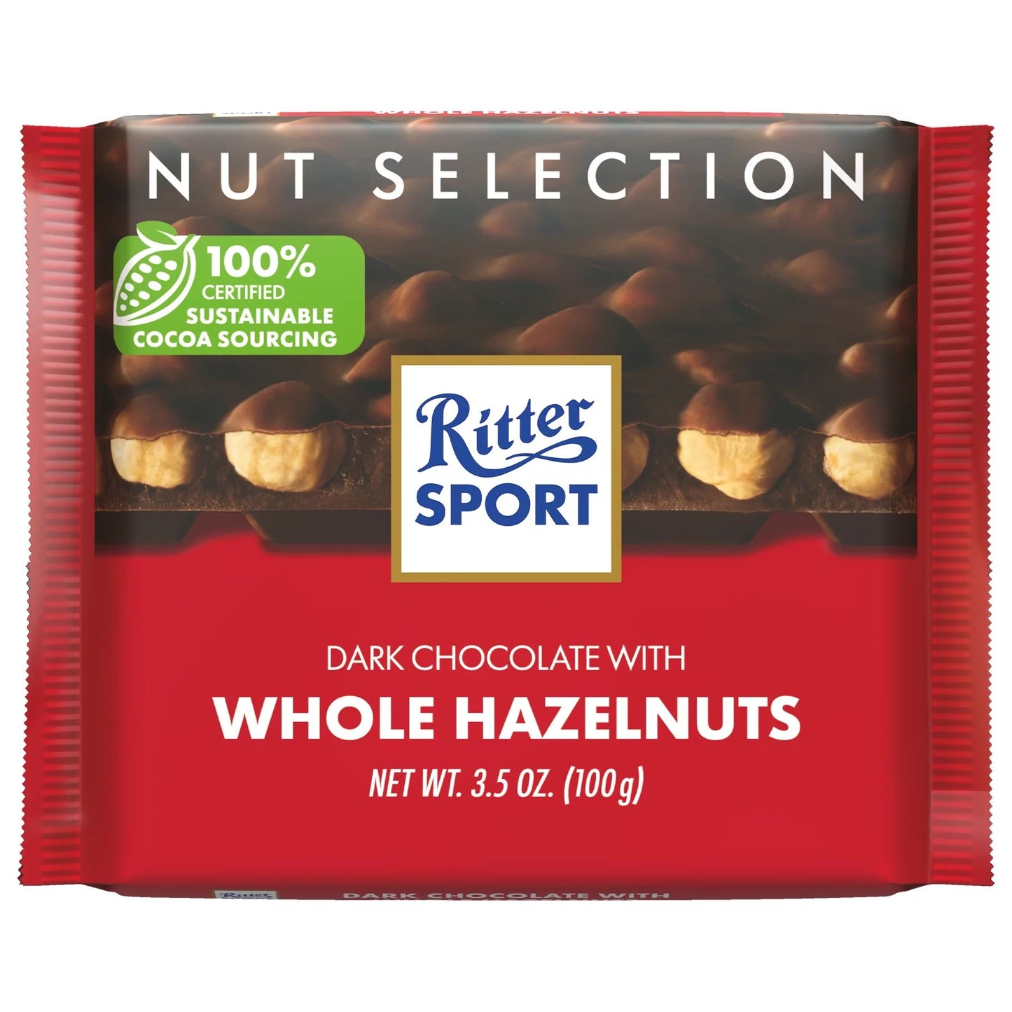 RITTER SPORT Dark Whole Hazelnuts 10 pack