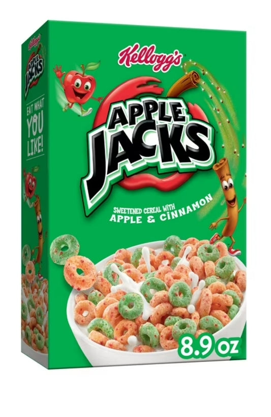 APPLE JACKS CEREAL 8.9OZ 18 PACK