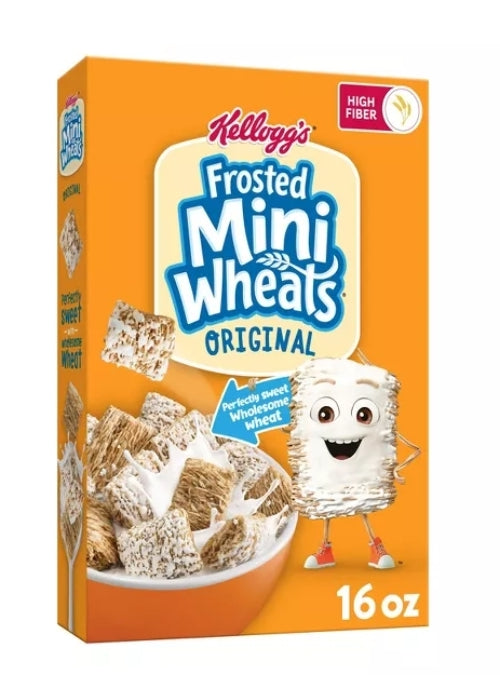 FROSTED MINI WHEATS CEREAL 16OZ 12 PACK