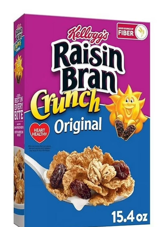 10PK RASIN BRAN CRUNCH CEREAL 15.4OZ 10PACK