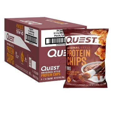 QUEST PROTEIN CHIPS BBQ 8 PK