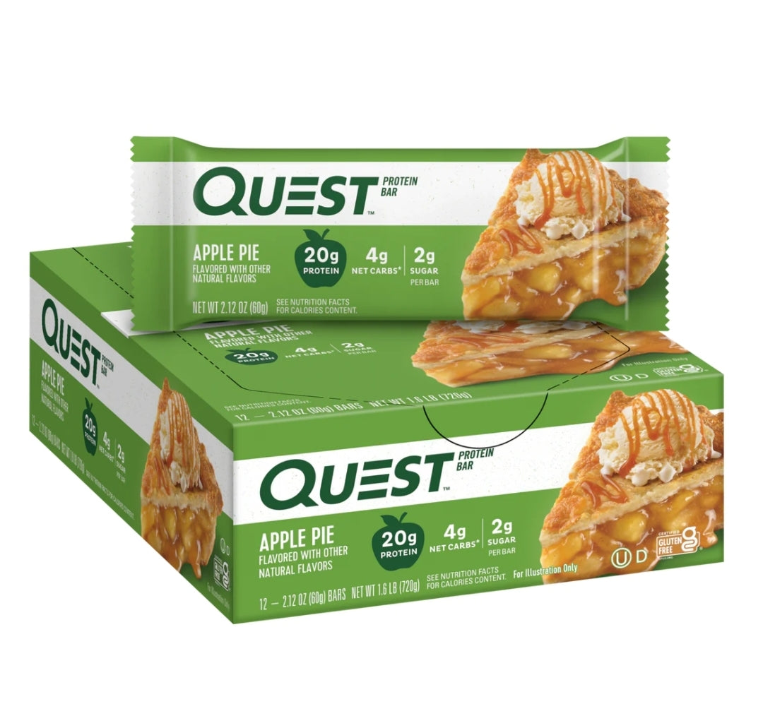 QUEST PROTEIN BARS APPLE PIE 12PACK