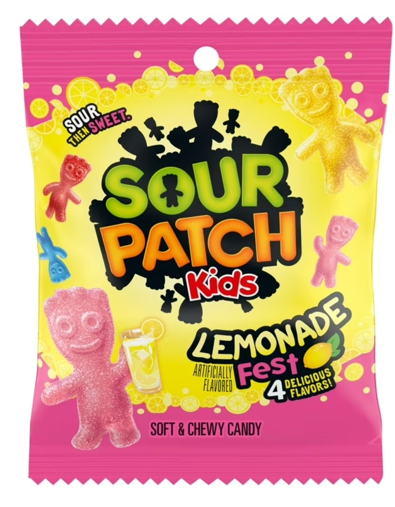 SOUR PATCH Lemon 8oz 12 pack