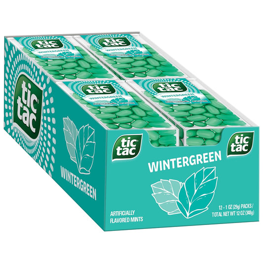 TIC TAC Wintergreen LARGE  12 pack