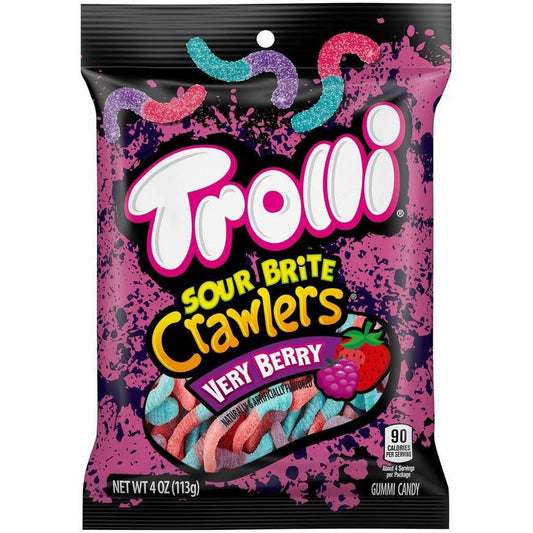TROLLI Sour Brite Crawlers Very Berry  12 pack