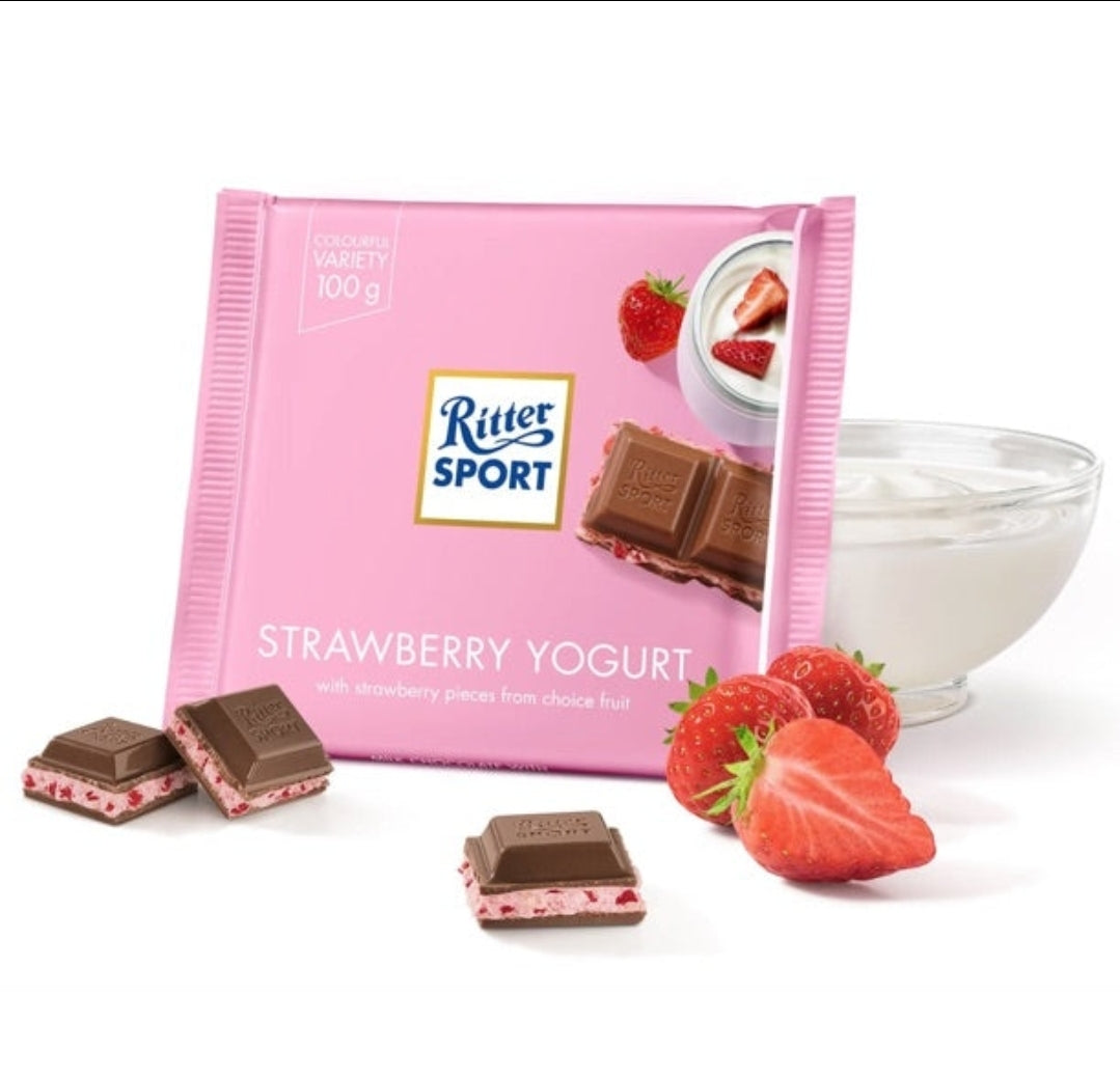 12pk RITTER SPORT STRAWBERRY JOGURT
