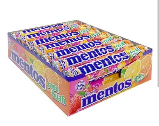 Mentos Rosa Buah 24pk