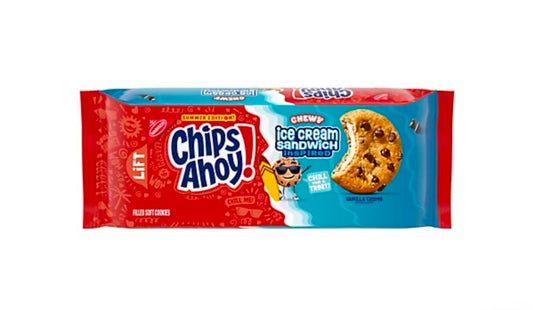 Chips Ahoy! Chewy Ice Cream Sandwich Cookies - 9.9 Oz 12pk