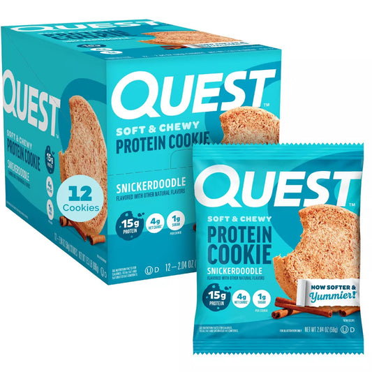 Quest Nutrition Protein Cookie - Snickerdoodle 12pk 2.04oz